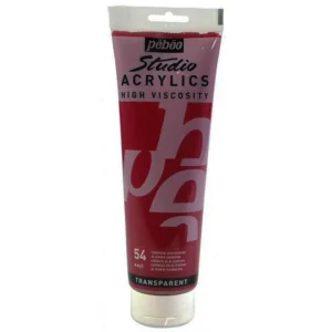رنگ اکریلیک پ ب او مدل PEBEO STUDIO رنگ ALISARIN CRIMSON کد 54 حجم  100ML