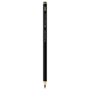 مداد طراحی مشکی فابر کاستل مدل PITT GRAPHITE MATT درجه سختی 12B