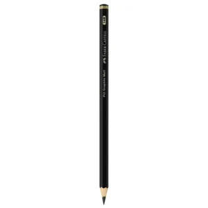 مداد طراحی مشکی فابر کاستل مدل PITT GRAPHITE MATT درجه سختی 14B