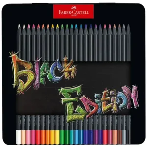 مدادرنگی 24 رنگ فابرکاستل مدل BLACK EDITION