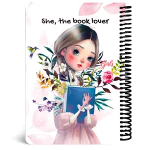 دفتر یادداشت 100 برگ دات نوت مدل BOOK LOVER