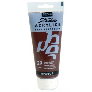 رنگ اکریلیک پ ب او مدل PEBEO STUDIO رنگ BURNT UMBER کد 29 حجم  100ML