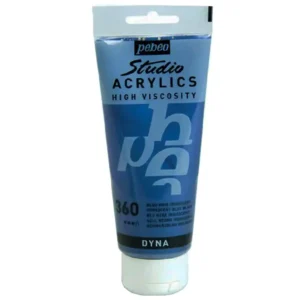 رنگ اکریلیک پ ب او مدل PEBEO STUDIO رنگ IRIDESCENT BLUE BLACK کد 360 حجم  100ML