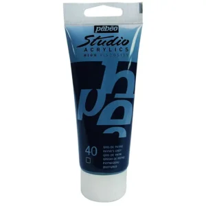 رنگ اکریلیک پ ب او مدل PEBEO STUDIO رنگ PAYNE’S GREY کد 40 حجم  100ML