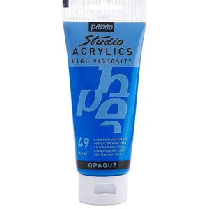 رنگ اکریلیک پ ب او مدل PEBEO STUDIO رنگ PRIMARY CYAN کد 49 حجم  100ML
