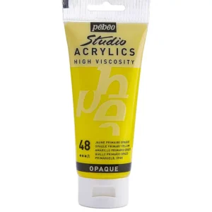 رنگ اکریلیک پ ب او مدل PEBEO STUDIO رنگ PRIMARY YELLOW کد 48 حجم  100ML