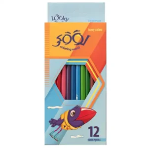 مداد رنگی 12 رنگ لوکی مدل FANCY COLORS