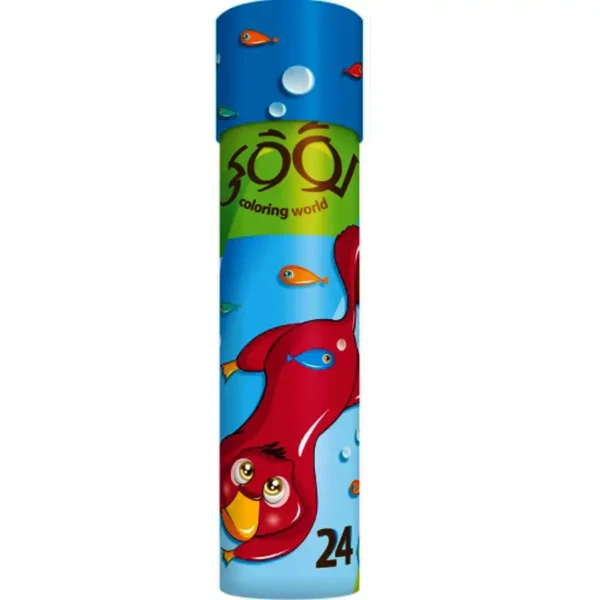 Cylindrical Loki 24 color pencils