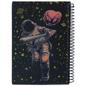 دفتر یادداشت فانتزی 100 برگ کینگ مدل SPACE