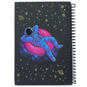 دفتر یادداشت فانتزی 100 برگ کینگ مدل SPACE