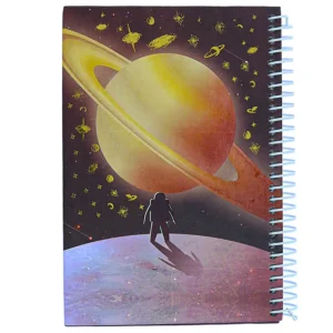 دفتر یادداشت فانتزی 100 برگ کینگ مدل SPACE