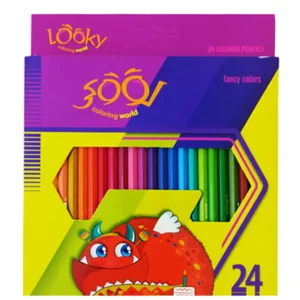 مداد رنگی 24 رنگ لوکی مدل FANCY COLORS