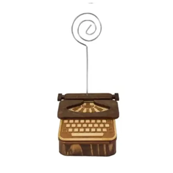 Typewriter model wooden holder