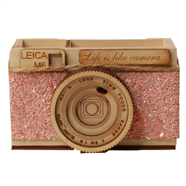 Wooden camera model