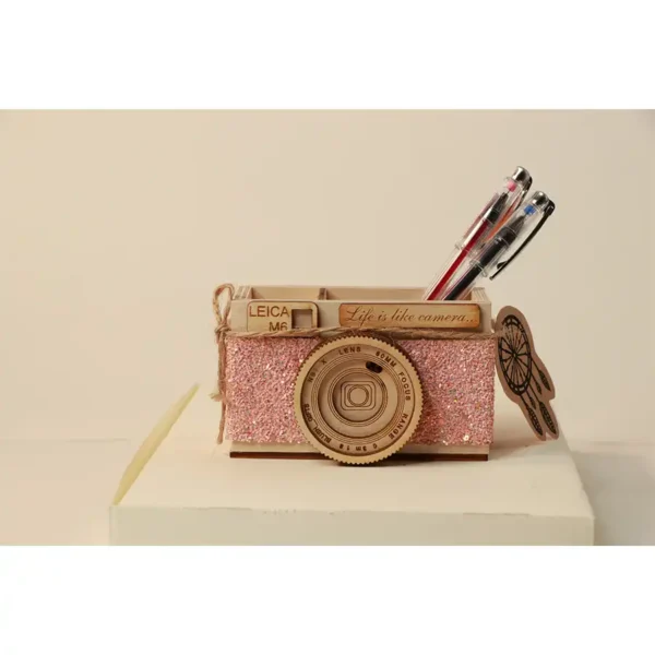 Wooden camera model