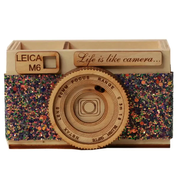 Wooden camera model