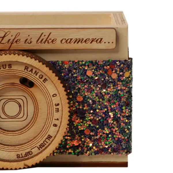 Wooden camera model
