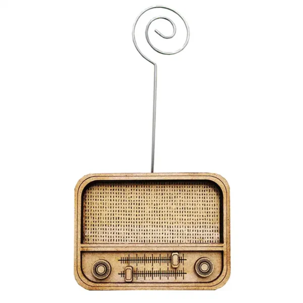 Car radio wooden holder