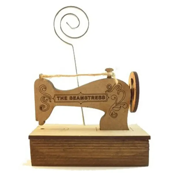 Sewing machine model wooden holder