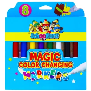 ماژیک رنگ آمیزی 8 عددی اسکول فنس مدل MAGIC MARKER