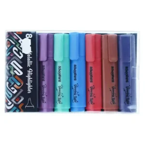 هایلایتر اسکول فنس مدل METALIC HIGHLIGHTER