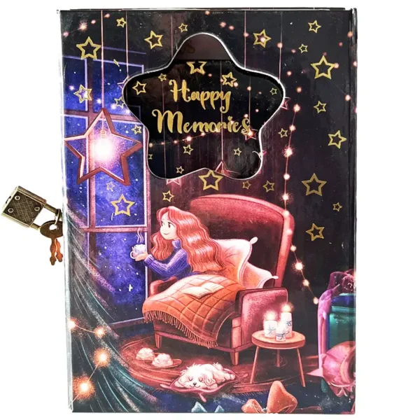 60-page Ging diary with lock