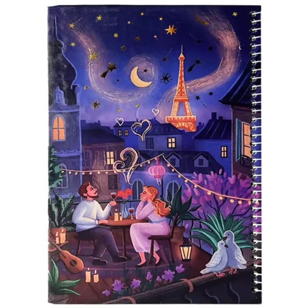 King 100 sheet lined notebook, model 3511