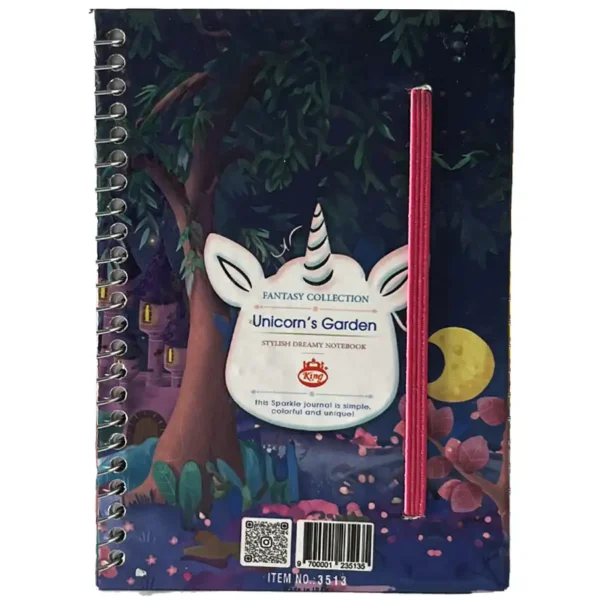 King 100 sheet notebook, model 3515