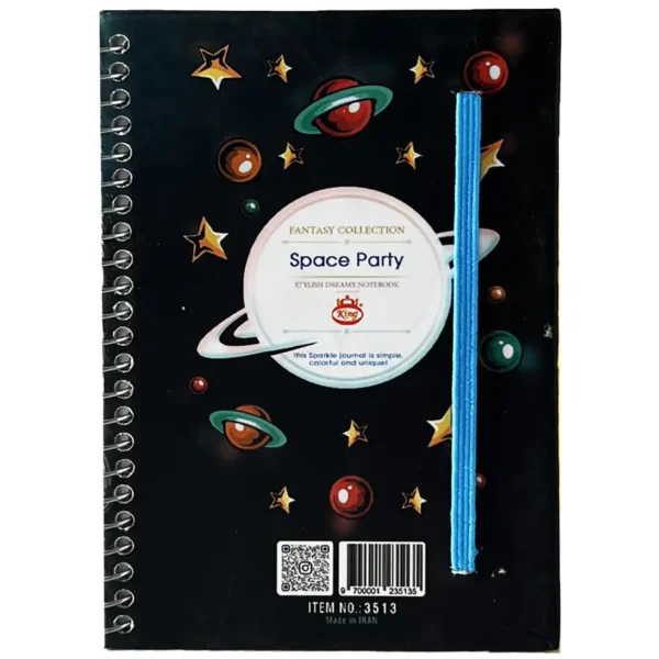 King 100 sheet notebook, model 3515