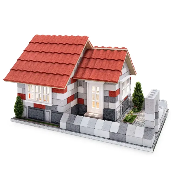 Eshel brick structure, modern summer villa model