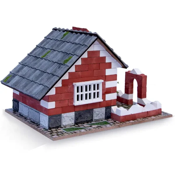 Eshel brick structure, miniature hut model