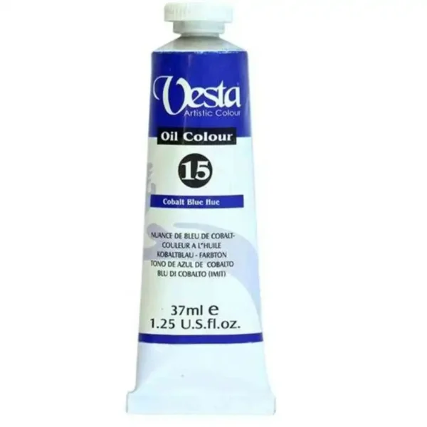 Vesta oil color, Cobalt Blue Hue, code 15, volume 37ML