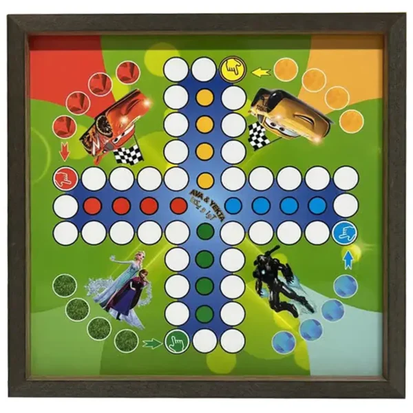The game of Manch and Marpleh, Ava and unique wooden board model