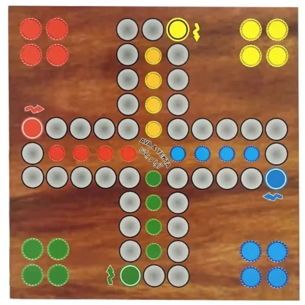 Mench and Maruple Ava game and unique wooden board model