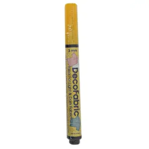 ماژیک پارچه یوشیدا مدل DecoFabric رنگ زرد