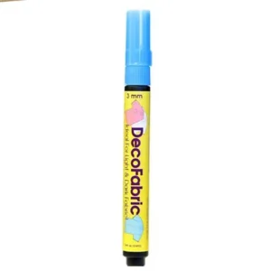 ماژیک پارچه یوشیدا مدل DecoFabric رنگ آبی روشن