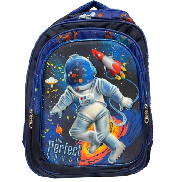Backpack for boys, model of spaceman