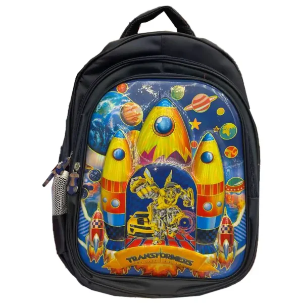 Boy's backpack with a prominent design