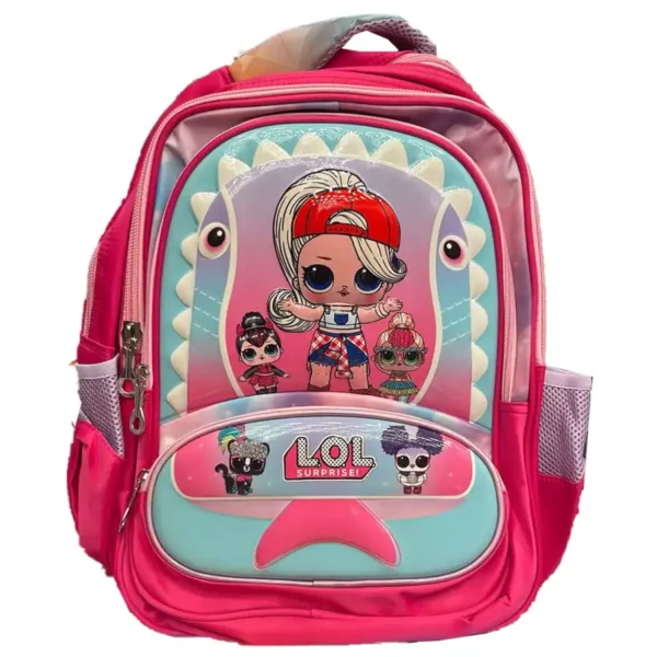 Backpack for girls, doll model