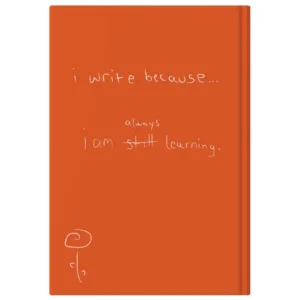 دفتر مشق 100 برگ دات مدل I WRITE BECAUSE
