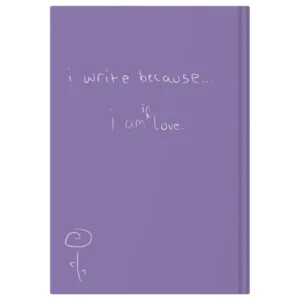دفتر مشق 100 برگ دات مدل I WRITE BECAUSE