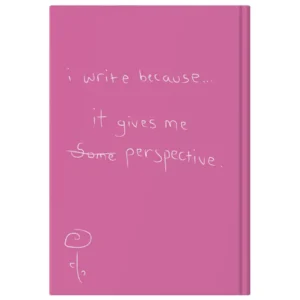 دفتر مشق 100 برگ دات مدل I WRITE BECAUSE