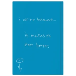 دفتر مشق 100 برگ دات مدل I WRITE BECAUSE