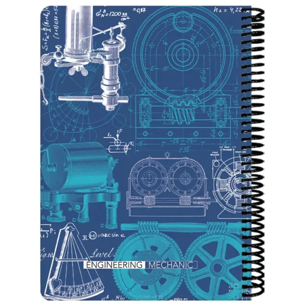 Workbook of 100 sheets, model scientist mechanic