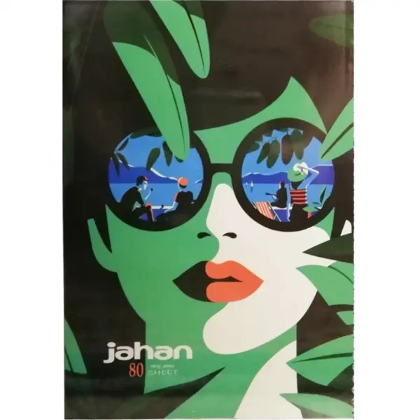 Wired 80-sheet Jahan lifestyle model exercise book