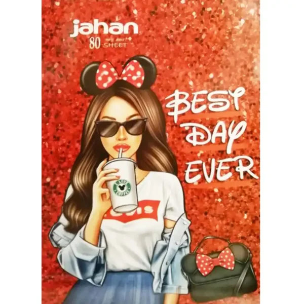 Wired 80-sheet Jahan lifestyle model exercise book