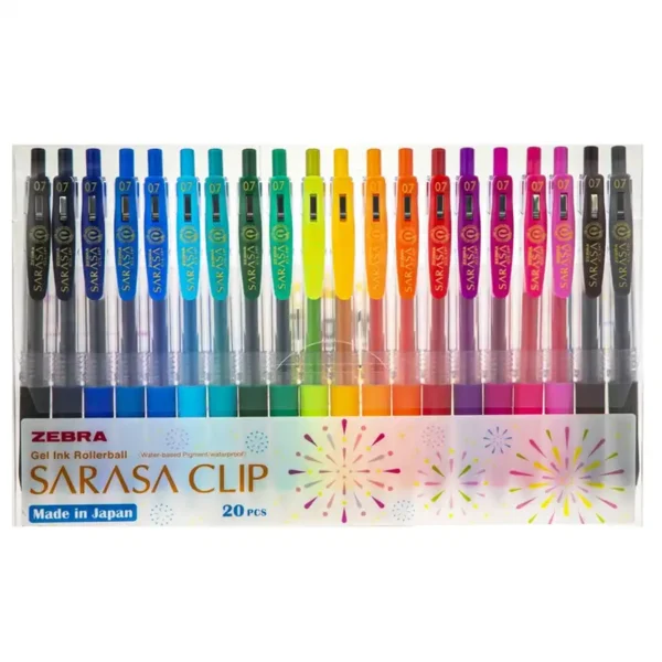 Sarasa Clip zebra typewriter, pack of 20