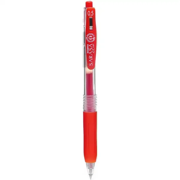0.5 Zebra Sarasa Clip red color pencil