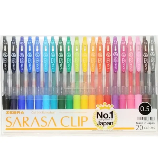 Sarasa Clip zebra typewriter, pack of 20