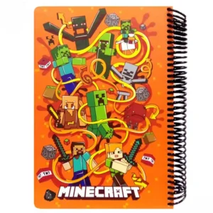 دفتر مشق 100 برگ لانگو مدل MINECRAFT